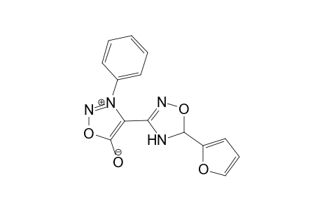 3-Phenyl-4-[2-furyl-.delta.(2)-1,2,4-oxadiazolin-3-yl]sydnone