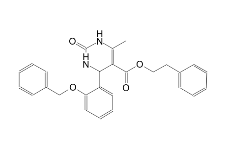 2-Phenylethyl 4-[2-(benzyloxy)phenyl]-6-methyl-2-oxo-1,2,3,4-tetrahydro-5-pyrimidinecarboxylate