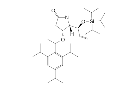 (4R,5S)-4-[(S)-1-(2,4,6-TRIISOPROPYLPHENYL)-ETHOXY]-5-[(R)-1-(TRIISOPROPYLSILYLOXY)-ALLYL]-PYRROLIDIN-2-ONE