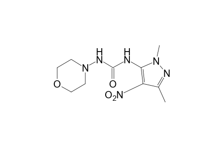 1-(1,3-Dimethyl-4-nitropyrazol-5-yl)-3-morpholinourea