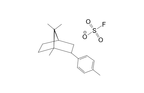 1,7,7-TRIMETHYL-2-(4'-METHYLPHENYL)-BICYCLO-[2.2.1]-HEPT-2-YL-CATION