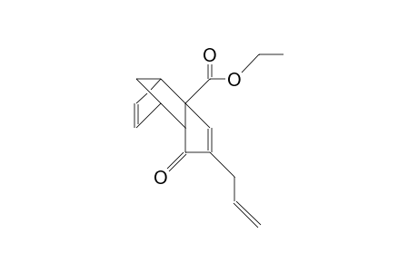 4-Allyl-5-oxo-endo-tricyclo(5.2.1.0/2,6/)deca-3,8-diene-3-carboxylic acid, ethyl ester