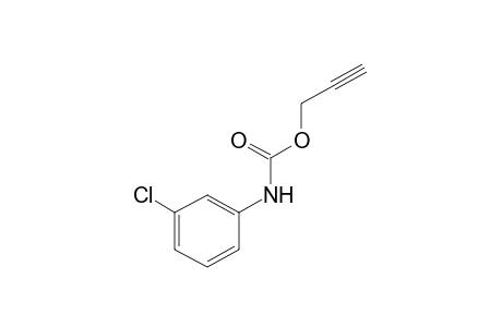 m-Chlorocarbanilic acid. 2-propynyl ester