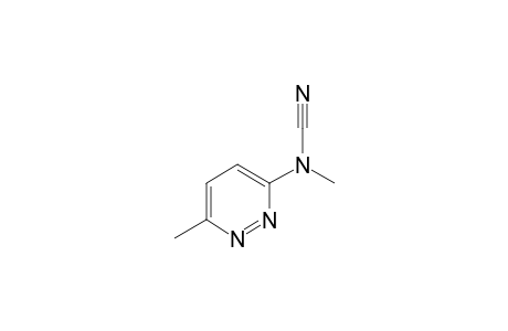 N,6-dimethyl-3-pyridazinecarbamonitrile