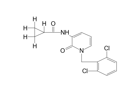 N-[1-(2,6-DICHLOROBENZYL)-1,2-DIHYDRO-2-OXO-3-PYRIDYL]CYCLOPROPANE-CARBOXAMIDE