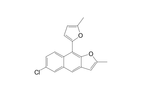 6-Chloranyl-2-methyl-9-(5-methylfuran-2-yl)benzo[f][1]benzofuran