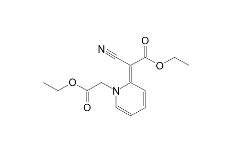 Ethyl (E)-2-cyano-2-[1-(2-ethoxy-2-oxoethyl)pyridin-2(1H)-ylidene]acetate