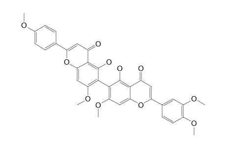 5-HYDROXY-4',7-DIMETHOXYFLAVONE-(6-C-6'')-5''-HYDROXY-3''',4''',7'''-TRIMETHOXYFLAVONE