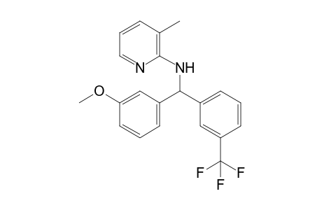 N-[(3-Methoxyphenyl){3-(trifluoromethyl)phenyl}methyl]-3-methylpyridin-2-amine