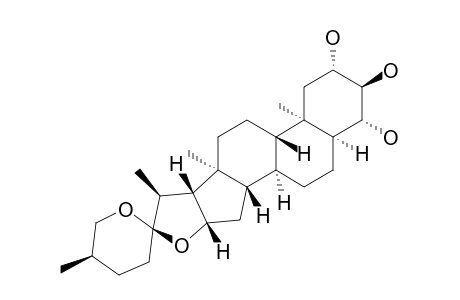 ISODIOTIGENIN=(25R)-5-BETA-SPIROSTAN-2-BETA,3-ALPHA,4-BETA-TRIOL