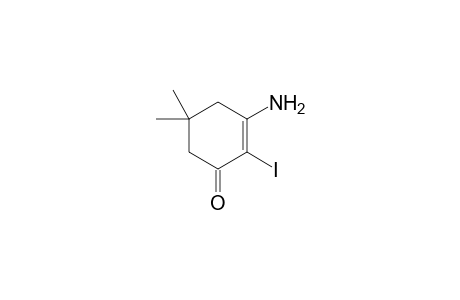 1-Amino-2-iodo-5,5-dimethylcyclohexen-3-one