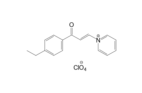 trans-1-[3-(p-ethylphenyl)-3-oxopropenyl]pyridinium perchlorate