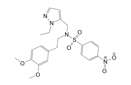 benzenesulfonamide, N-[2-(3,4-dimethoxyphenyl)ethyl]-N-[(1-ethyl-1H-pyrazol-5-yl)methyl]-4-nitro-