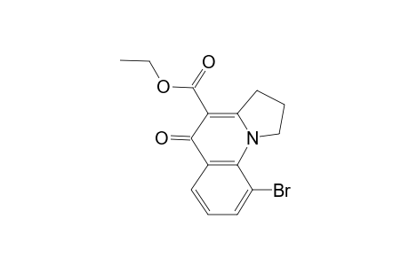 9-bromo-5-keto-2,3-dihydro-1H-pyrrolo[1,2-a]quinoline-4-carboxylic acid ethyl ester