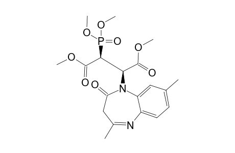 (2S,3R)-2-(Dimethoxy-phosphoryl)-3-(4,8-dimethyl-2-oxo-2,3-dihydro-benzo[b][1,4]diazepin-1-yl)-succinic acid dimethyl ester