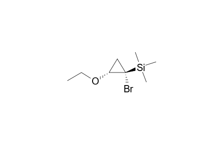 Silane, (1-bromo-2-ethoxycyclopropyl)trimethyl-, trans-