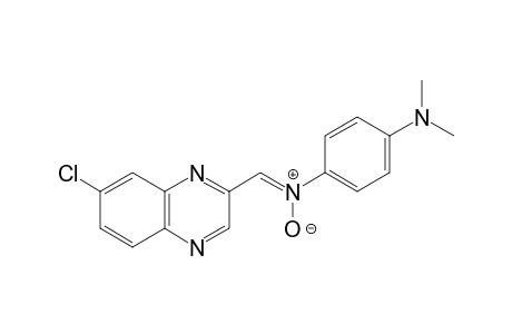 alpha-(7-chloro-2-quinoxalinyl)-N-[p-(dimethylamino)phenyl]nitrone