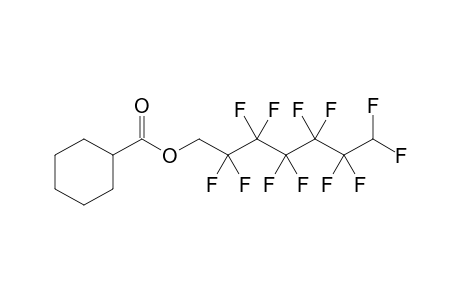 Cyclohexanecarboxylic acid, 2,2,3,3,4,4,5,5,6,6,7,7-dodecafluoroheptyl ester