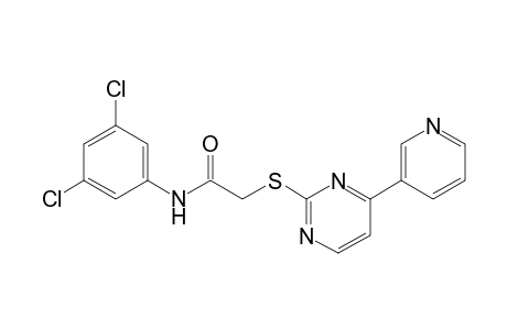 3',5'-dichloro-2-{[4-(3-pyridyl)-2-pyrimidinyl]thio}acetanilide