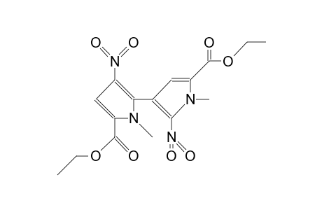 1,1'-dimethyl-2',3-dinitro-2,3'-bipyrrole-5,5'-dicarboxylic acid, diethyl ester