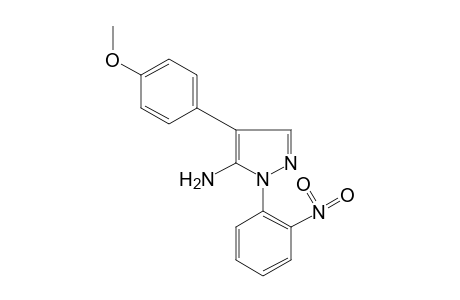 5-amino-4-(p-methoxyphenyl)-1-(o-nitrophenyl)pyrazole