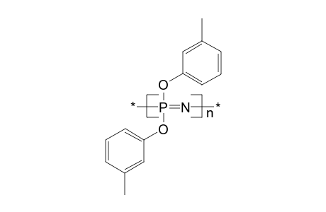 Poly[bis(m-tolyloxy)phosphazene]