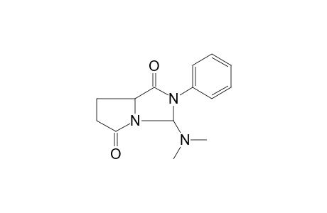 1H-Pyrrolo[1,2-c]imidazole-1,5(6H)-dione, 3-(dimethylamino)tetrahydro-2-phenyl-