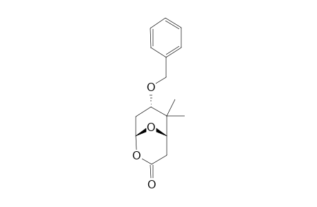 (1S,5S,7S)-7-Benzyloxy-8,8-dimethyl-2,9-dioxabicyclo[3.3.1]nonan-3-one