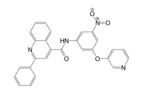 N-[3-nitro-5-(3-pyridinyloxy)phenyl]-2-phenyl-4-quinolinecarboxamide