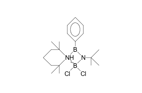 3-tert-Butyl-2,2-dichloro-1,1-(1,1,5,5-tetramethyl-pentamethylene)-4-phenyl-1,3,2,4-diazadiboret