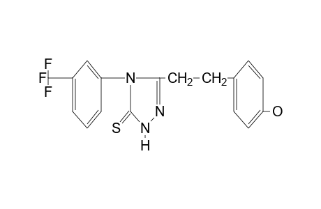 3-(p-HYDROXYPHENETHYL)-4-(alpha,alpha,alpha-TRIFLUORO-m-TOLYL)-DELTA^2-1,2,4-TRIAZOLINE-5-THIONE