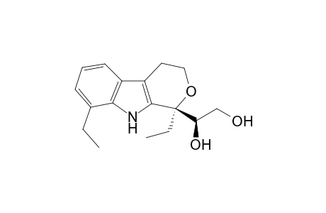 (1R,1'R)-1-(1,8-Diethyl-1,3,4,9-tetrahydropyran[3,4-b]indol-1-yl)ethane-1,2-diol