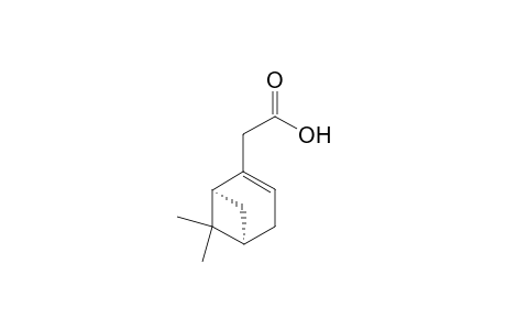 (+)-(S)-6,6-DIMETHYLBICYClO-[3.3.1]-HEPT-2-ENE-2-ACETIC-ACID