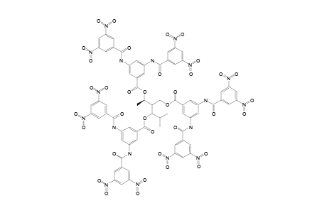 3'-[(3,5-Dinitroobenzoylamino)benzoyloxy]methyl]-5'-methylylpentane-2',4'-diyl bis[3,5-bis(3,5-dinitrobenzoylamino)benzoate