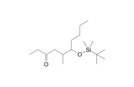 anti-6-{[tert-Butyl(dimethyl)silyl]oxy}-5-methyl-3-decanone