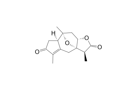 HEDYOSUMIN_B;7-ALPHA,10-ALPHA-EPOXY-3-OXO-1,11-ALPHA-H-GUAIA-4-(5)-EN-8-ALPA,12-OLIDE