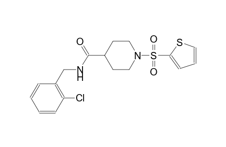 N-(2-chlorobenzyl)-1-(2-thienylsulfonyl)-4-piperidinecarboxamide