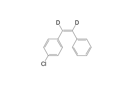 (Z)-1-chloro-4-(2-phenylvinyl-1,2-d2)benzene