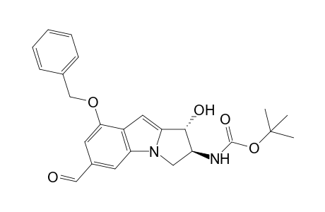 N-[(2S,3R)-5-benzoxy-7-formyl-3-hydroxy-2,3-dihydro-1H-pyrrol[1,2-a]indol-2-yl]carbamic acid tert-butyl ester