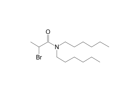 Propanamide, N,N-dihexyl-2-bromo-