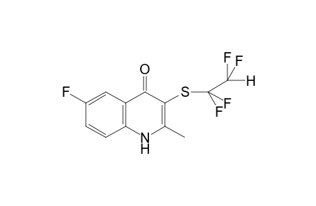 1H-Quinolin-4-one, 6-fluoro-2-methyl-3-(1,1,2,2-tetrafluoroethylsulfanyl)-