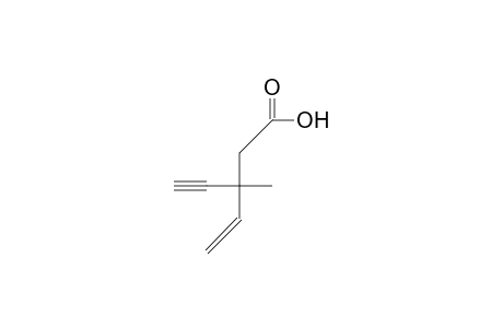 3-Ethynyl-3-methyl-4-pentenoic acid