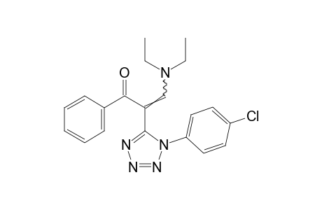2-[1-(p-chlorophenyl)-1H-tetrazol-5-yl]-3-(diethylamino)acrylophenone