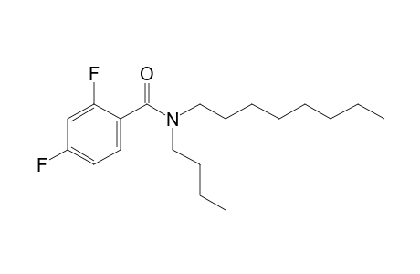 Benzamide, 2,4-difluoro-N-butyl-N-octyl-