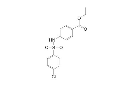 p-[(p-chlorophenyl)sulfonamido]benzoic acid, ethyl ester