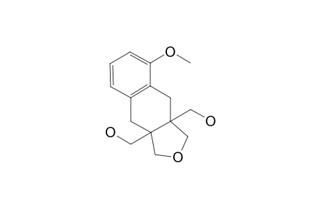 Trans-1,6-bis(hydroxymethyl)-[3,4-(-1'-methoxy)benzo]-8-oxabicyclo[4.3.0]nonane