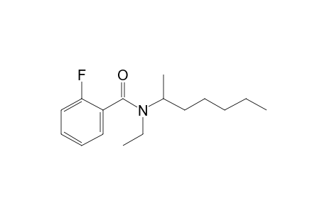 Benzamide, 2-fluoro-N-ethyl-N-hept-2-yl-