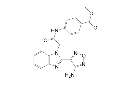 methyl 4-({[2-(4-amino-1,2,5-oxadiazol-3-yl)-1H-benzimidazol-1-yl]acetyl}amino)benzoate