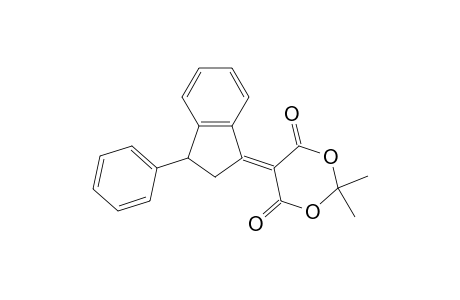 2,2-DIMETHYL-5-(3'-PHENYL-2',3'-DIHYDRO-1'H-INDEN-1'-YLIDENE)-1,3-DIOXAN-4,6-DIONE