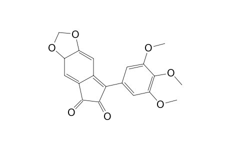 7-(3,4,5-trimethoxyphenyl)-5H-indeno[5,6-d]-1,3-dioxole-5,6-dione